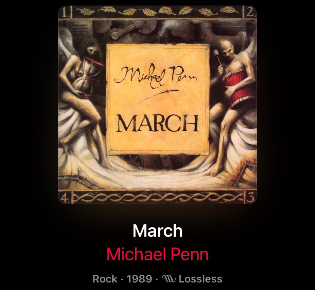 Album cover for Michael Penn's MARCH