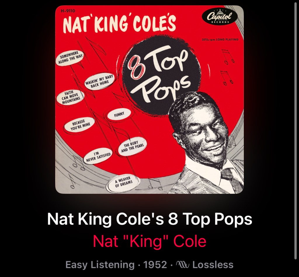 Album cover for Nat "King" Cole: NAT KING COLE'S 8 TOP POPS
