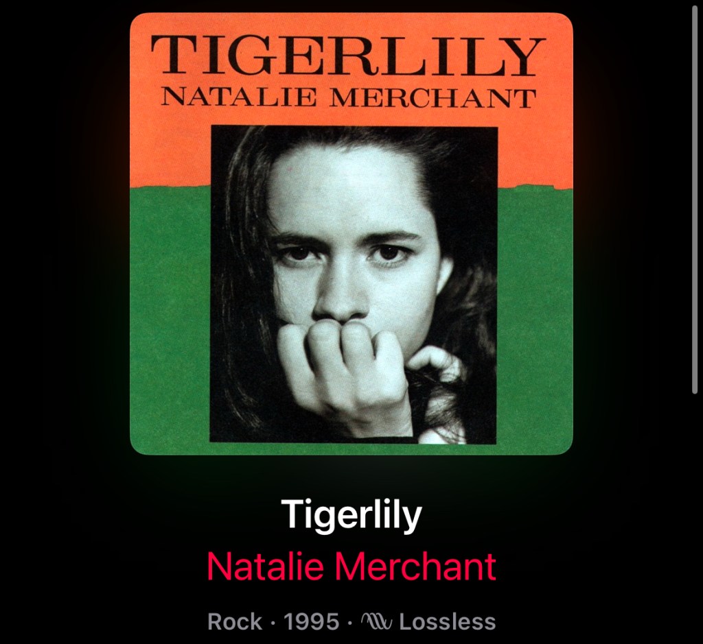 Album cover for Natalie Merchant: TIGERLILLY