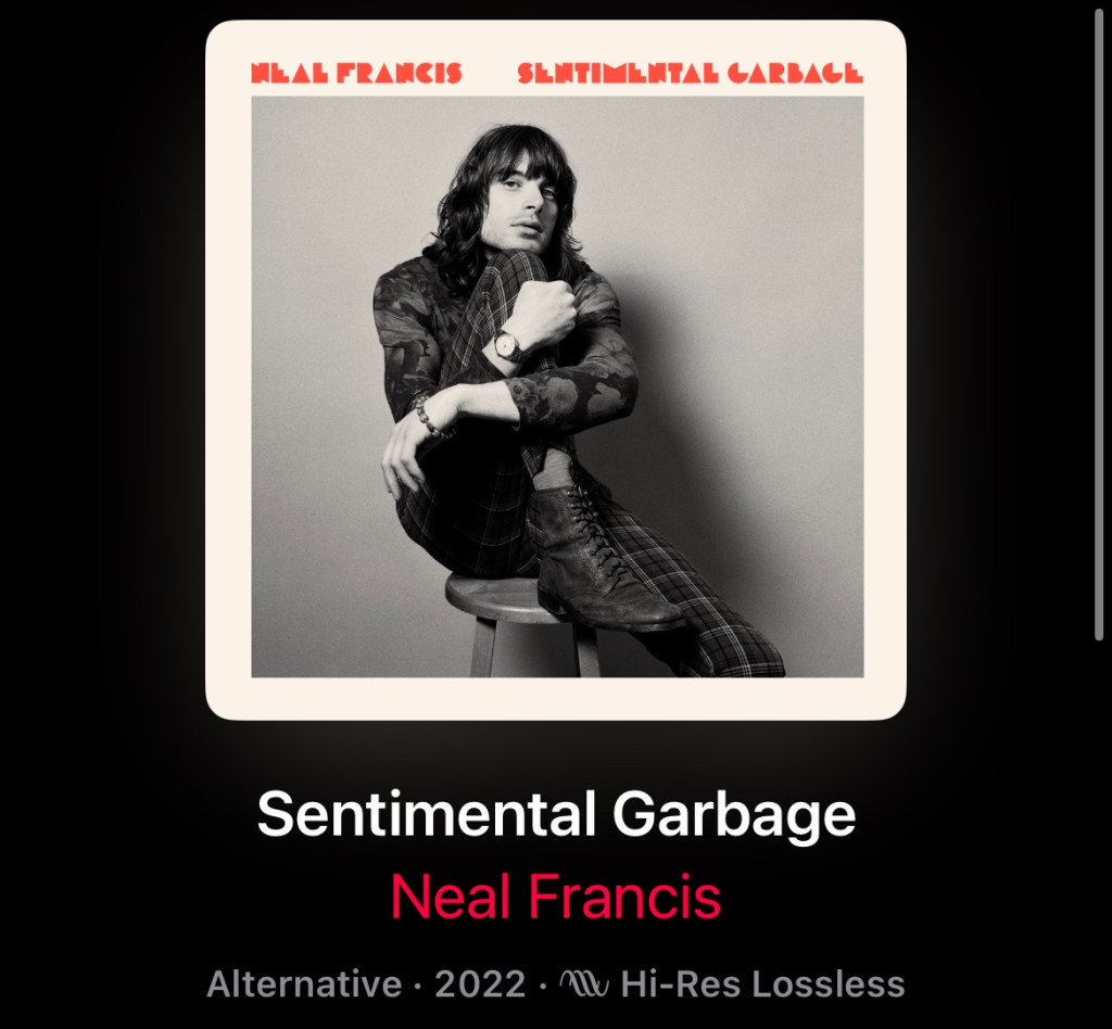 Album cover for Neil Francis: SENTIMENTAL GARBAGE