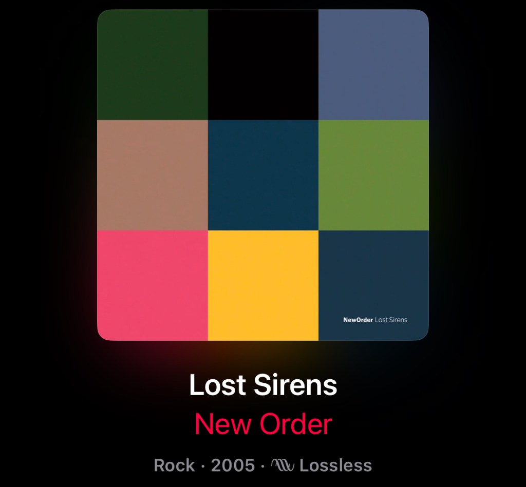 Album cover for New Order: LOST SIRENS