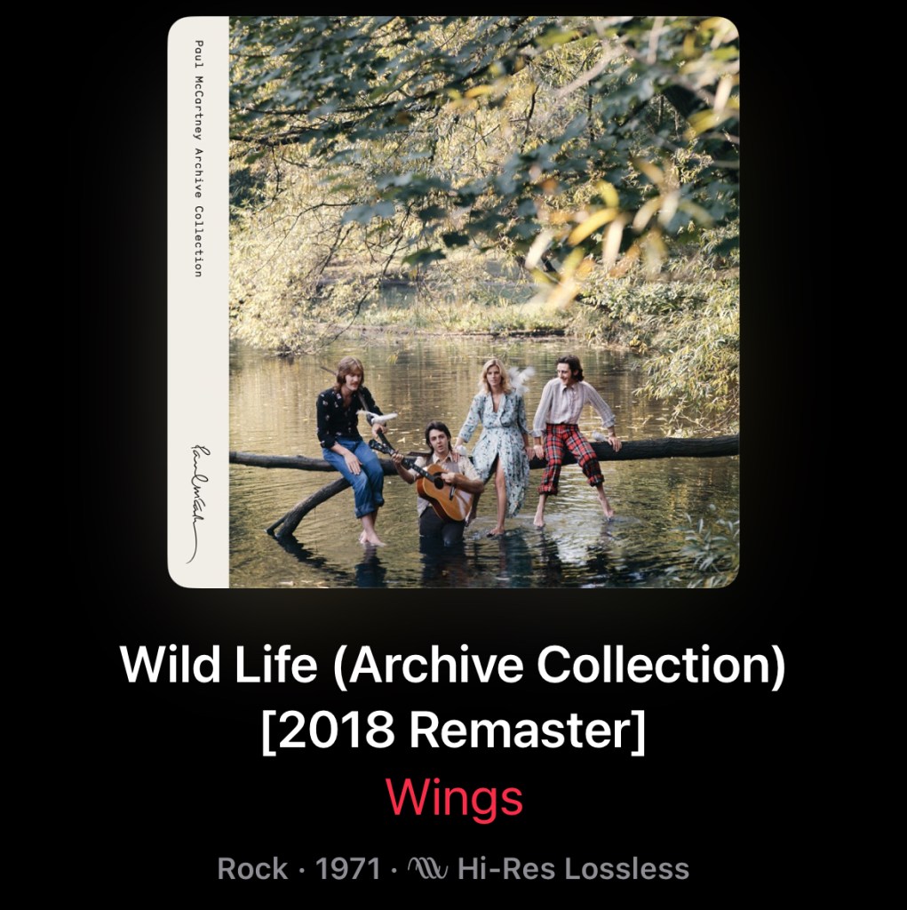 Album cover for Paul McCartney & Wings' WILD LIFE