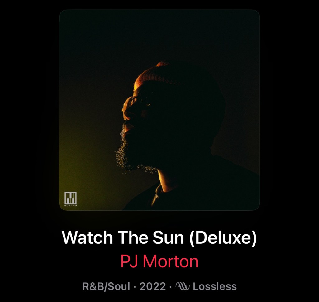 Album cover for PJ Morton's WATCH THE SUN