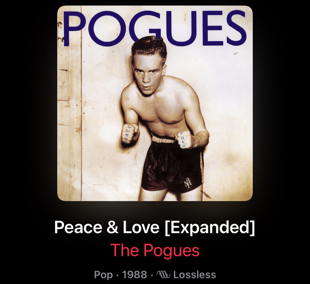 Album cover for The Pogues: Peace & Love
