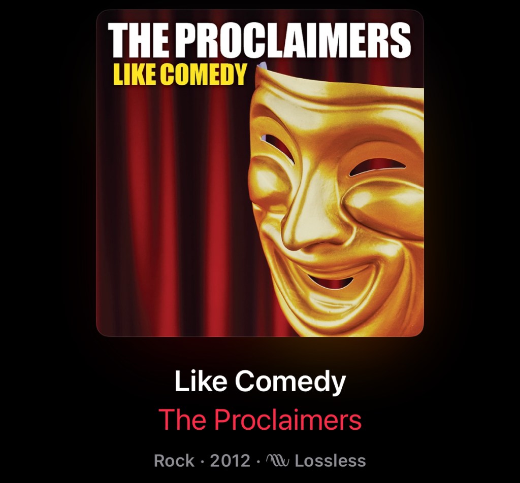 Album cover for The Proclaimers: LIKE COMEDY