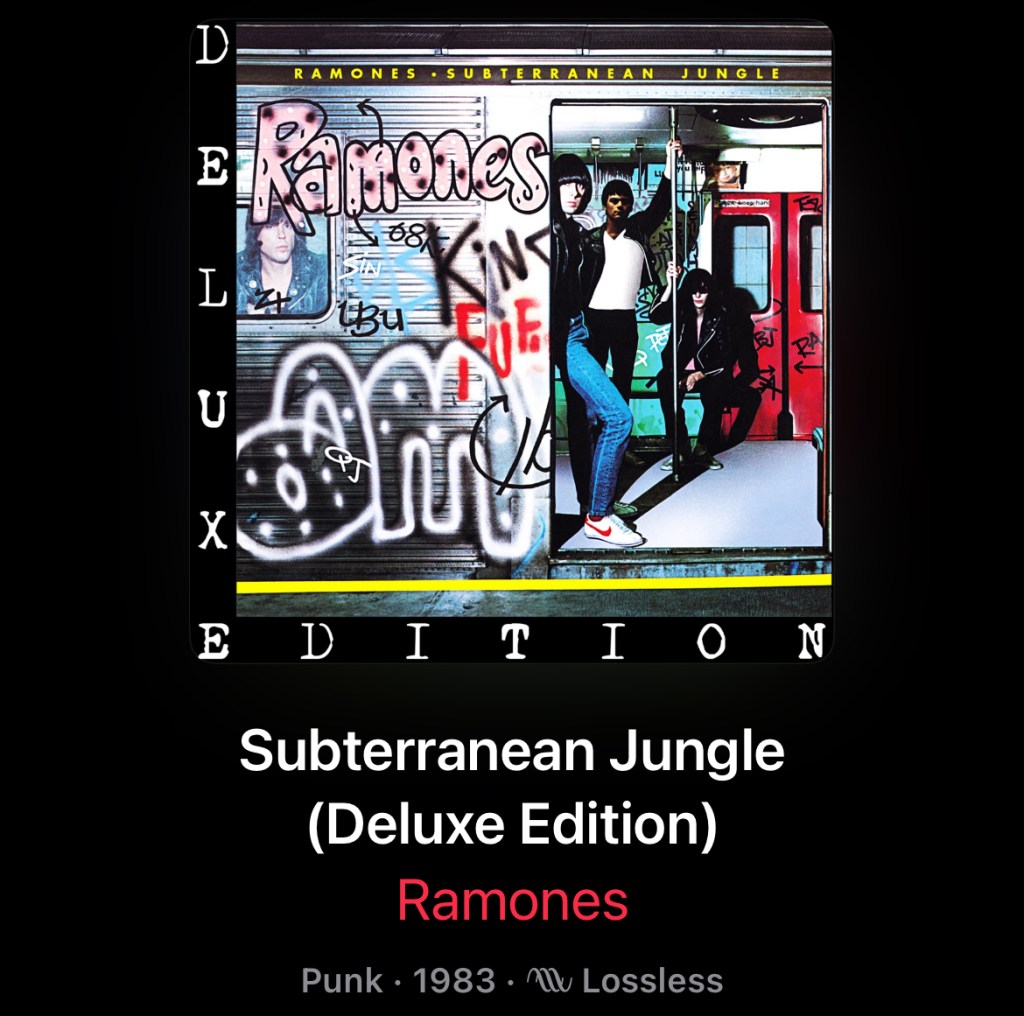 Album cover for Ramones: SUBTERRANEAN JUNGLE