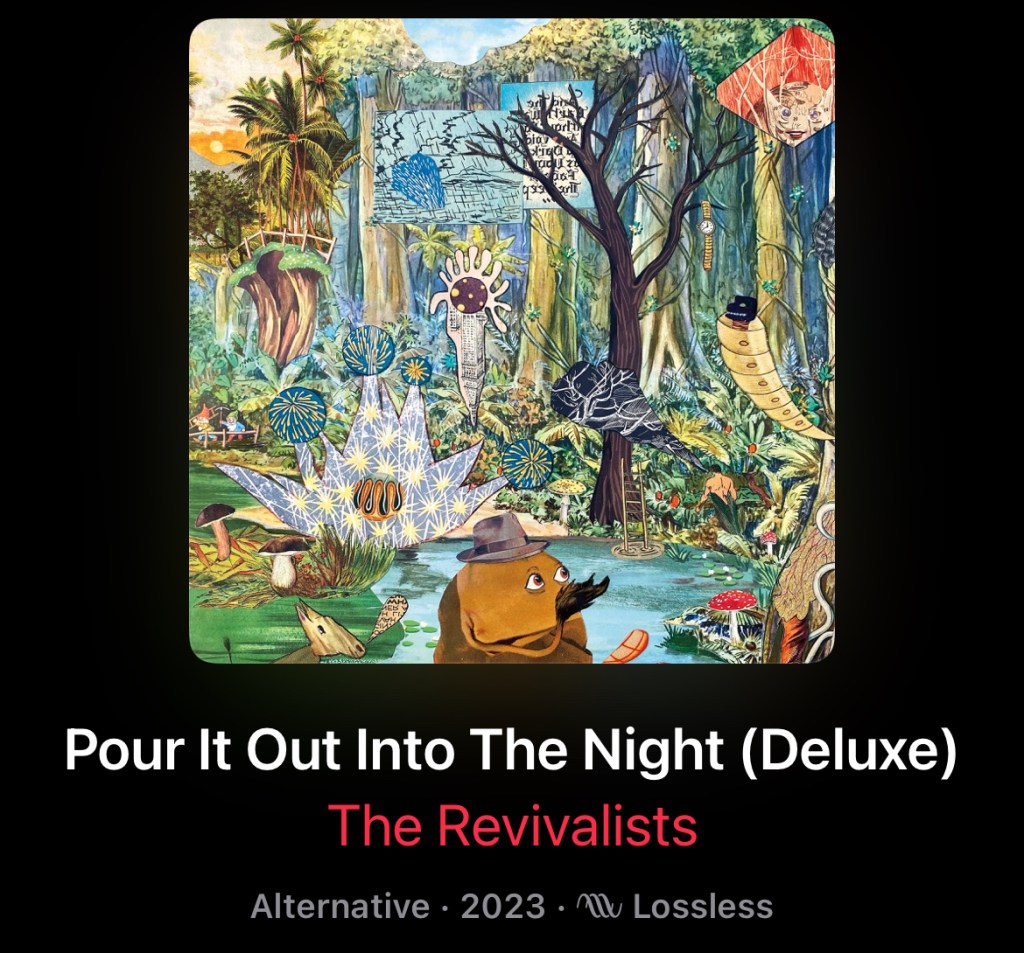 Album cover for The Revivalists: POUR IT OUT INTO THE NIGHT