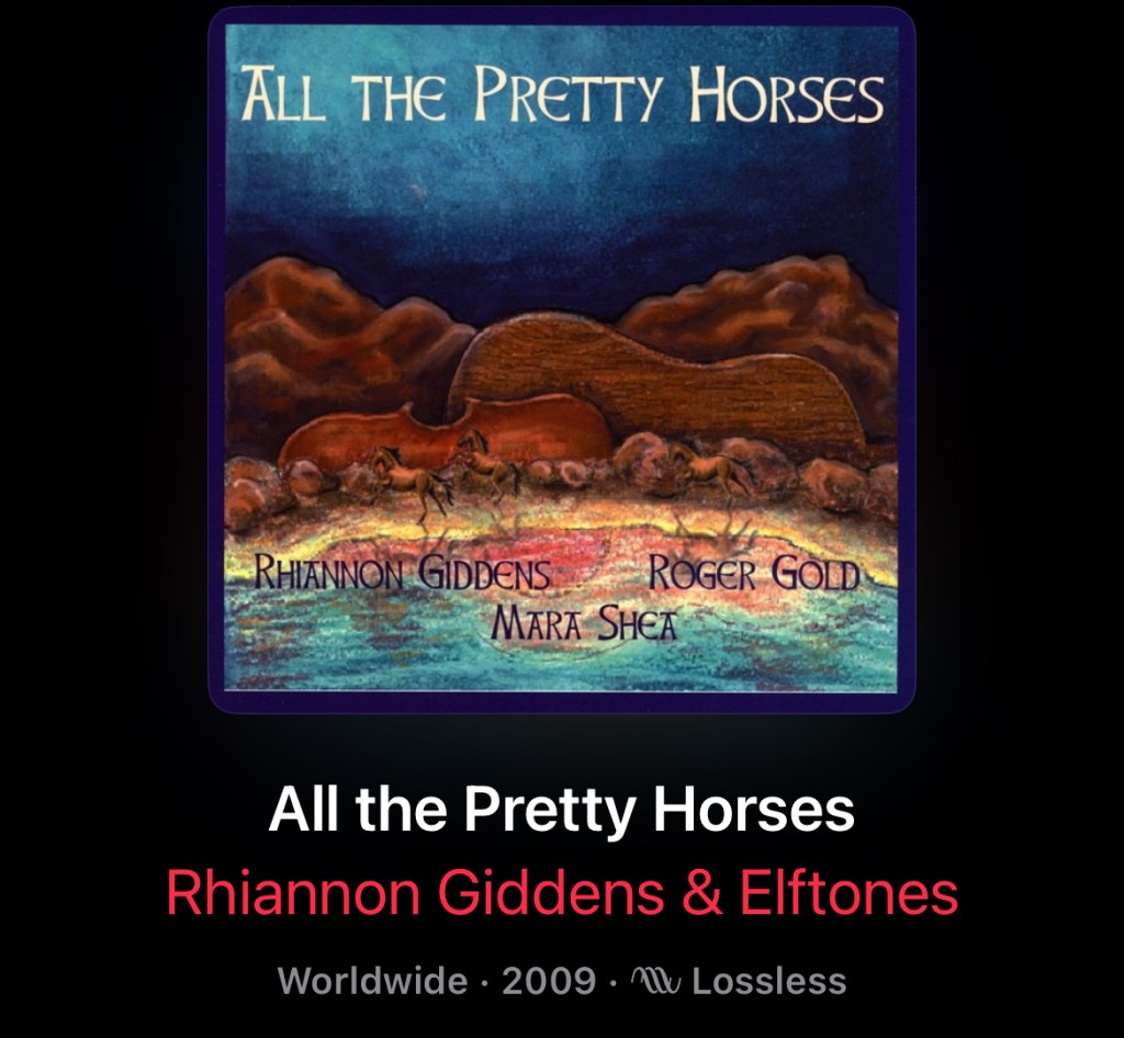 Album cover for Rhiannon Giddens: ALL THE PRETTY HORSES